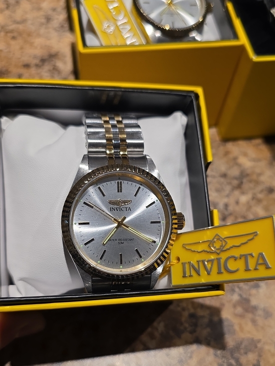 Invicta Other - Invicta Two-Tone Silver and Gold Men's Bracelet Watch